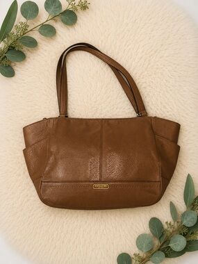 Coach Bag Tan Leather